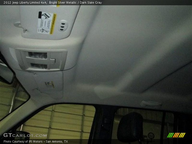 Bright Silver Metallic / Dark Slate Gray 2012 Jeep Liberty Limited 4x4