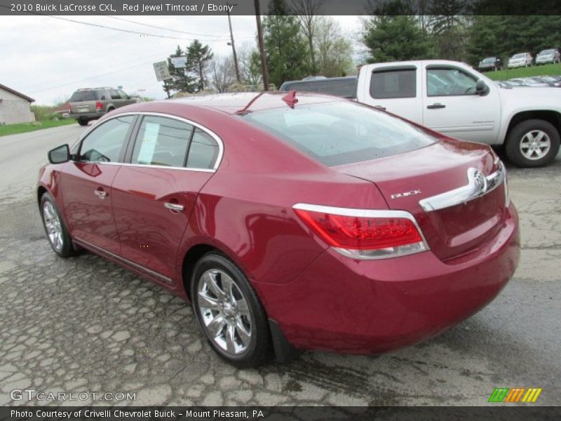 Red Jewel Tintcoat / Ebony 2010 Buick LaCrosse CXL