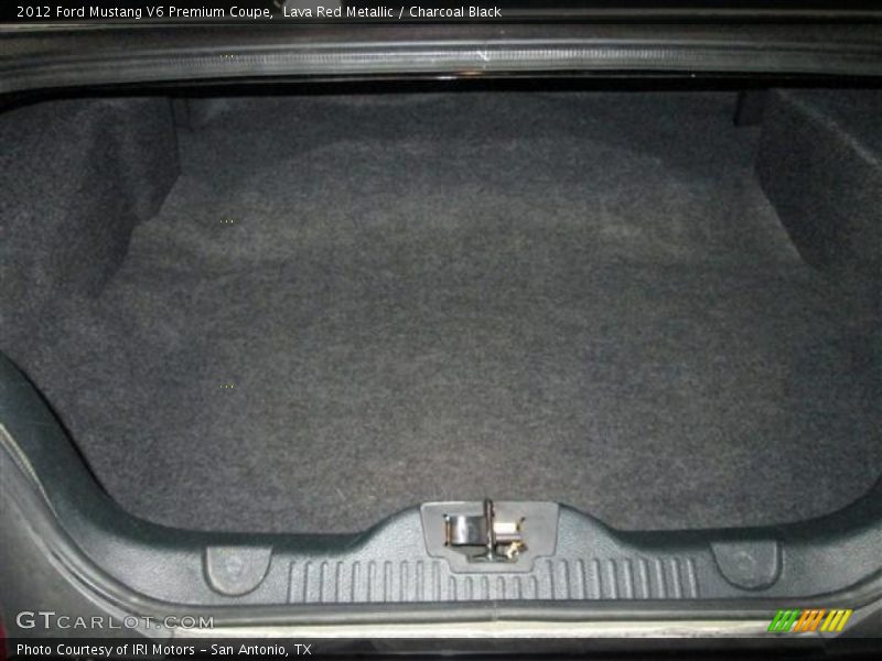 Lava Red Metallic / Charcoal Black 2012 Ford Mustang V6 Premium Coupe