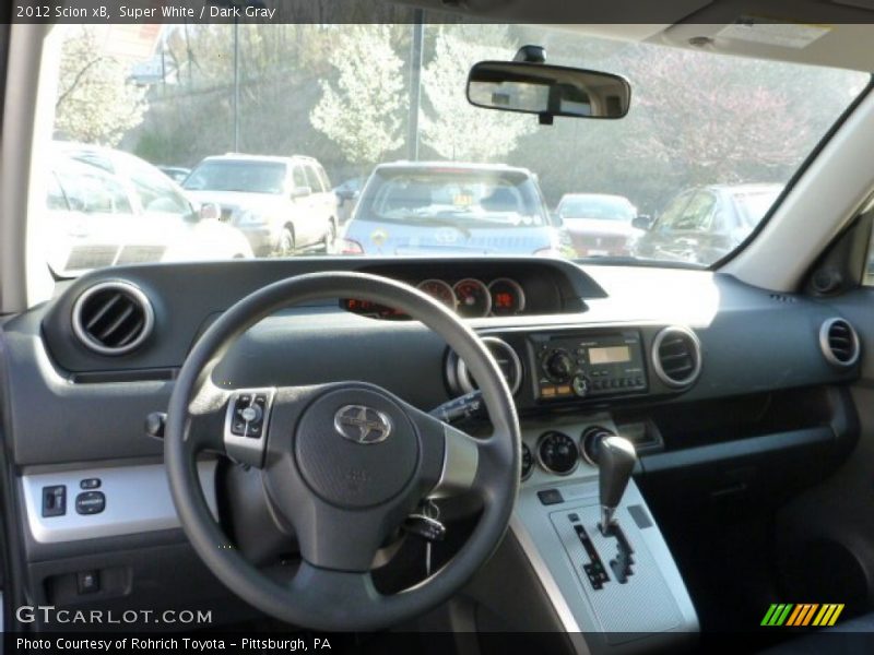 Super White / Dark Gray 2012 Scion xB