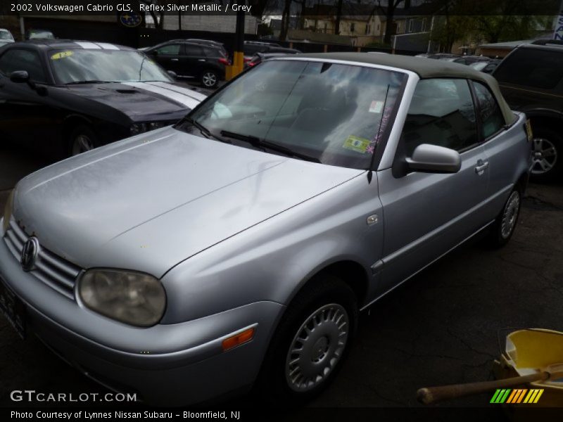Reflex Silver Metallic / Grey 2002 Volkswagen Cabrio GLS