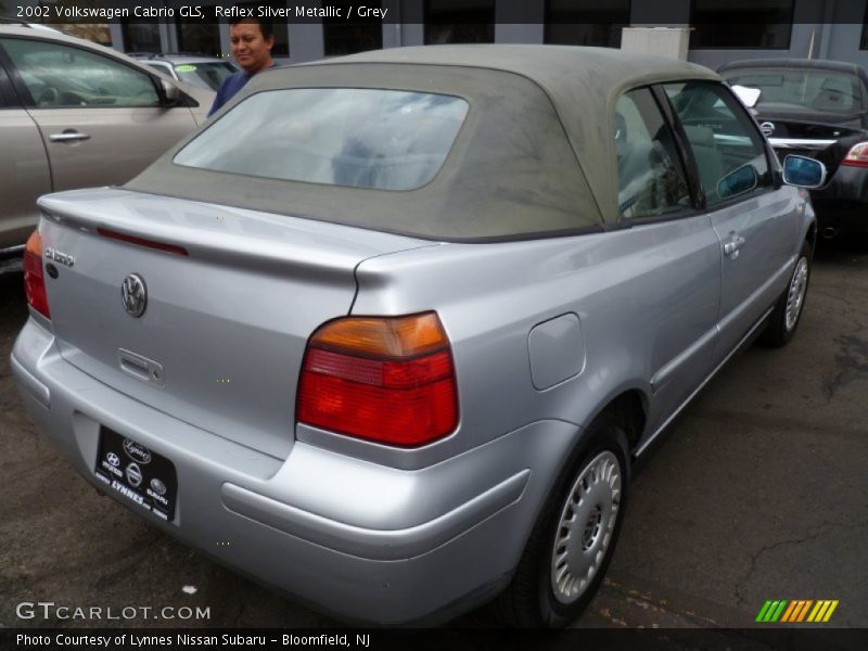 Reflex Silver Metallic / Grey 2002 Volkswagen Cabrio GLS
