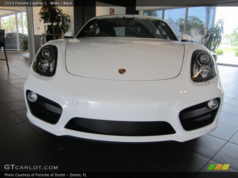 White / Black 2014 Porsche Cayman S