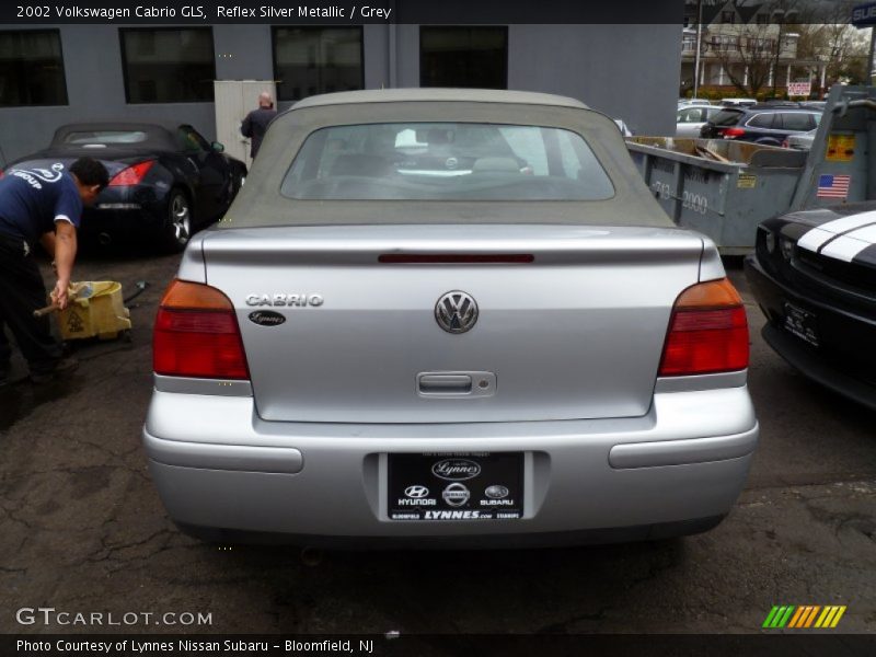 Reflex Silver Metallic / Grey 2002 Volkswagen Cabrio GLS