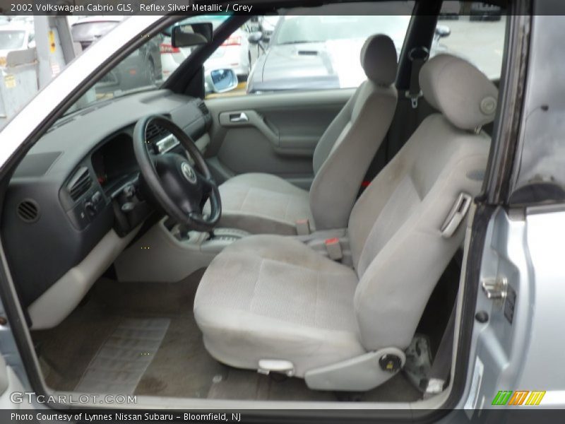 Reflex Silver Metallic / Grey 2002 Volkswagen Cabrio GLS