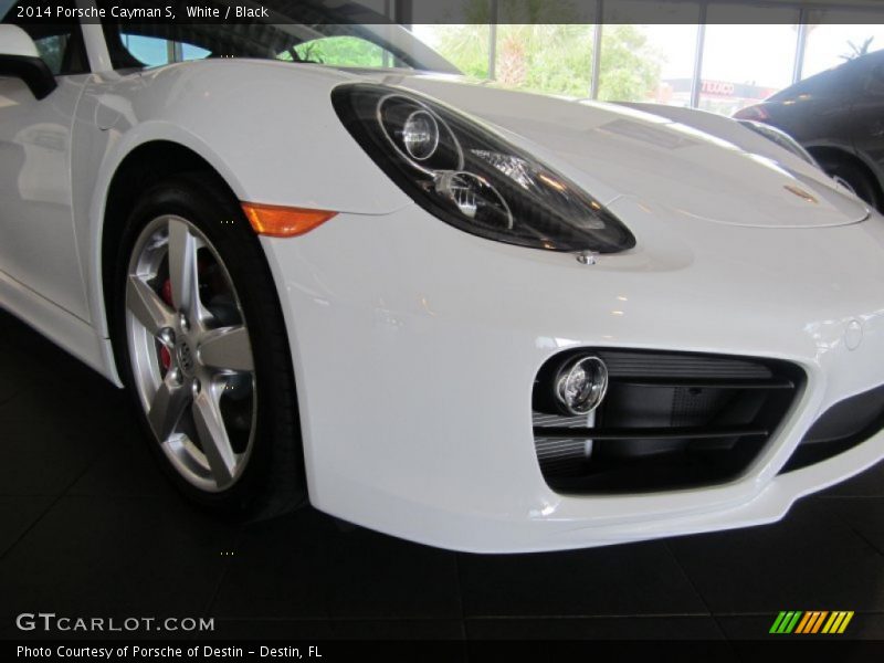 White / Black 2014 Porsche Cayman S