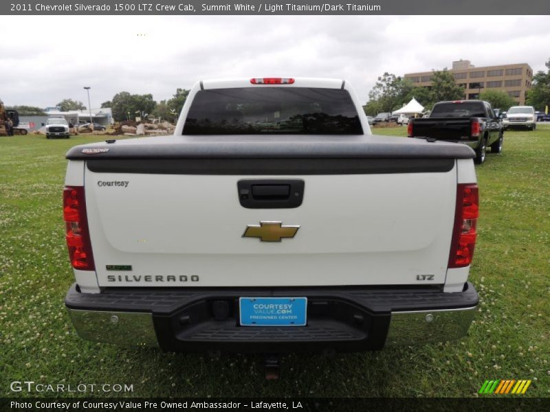 Summit White / Light Titanium/Dark Titanium 2011 Chevrolet Silverado 1500 LTZ Crew Cab