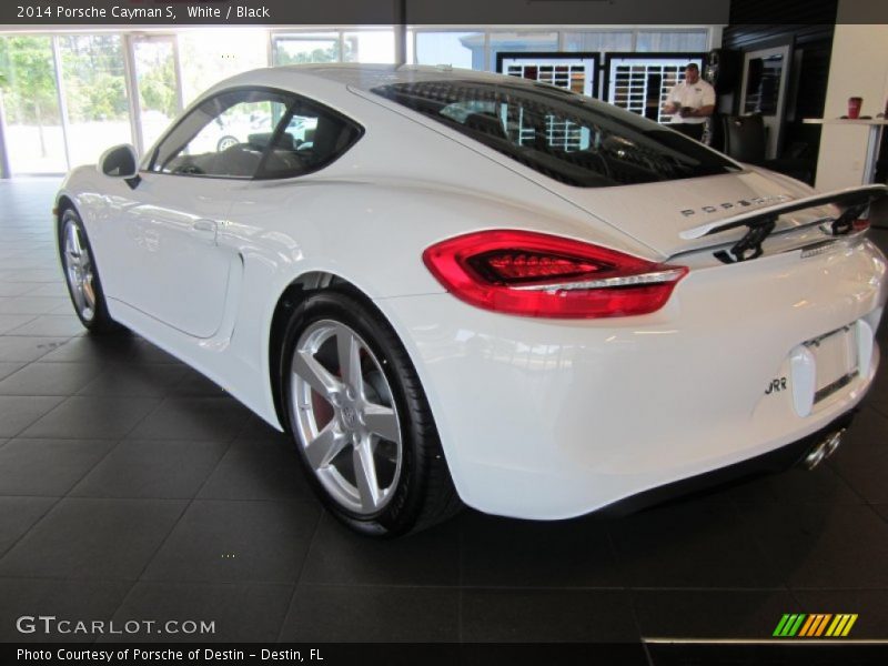 White / Black 2014 Porsche Cayman S