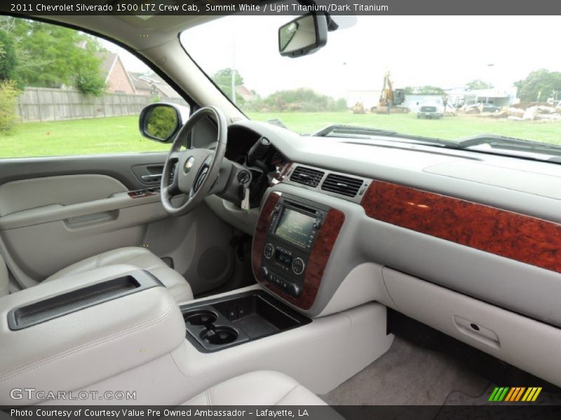 Summit White / Light Titanium/Dark Titanium 2011 Chevrolet Silverado 1500 LTZ Crew Cab