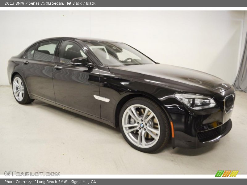 Jet Black / Black 2013 BMW 7 Series 750Li Sedan