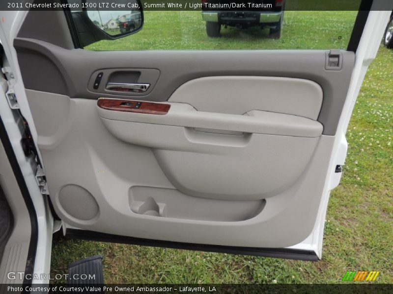 Summit White / Light Titanium/Dark Titanium 2011 Chevrolet Silverado 1500 LTZ Crew Cab