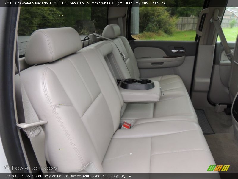 Summit White / Light Titanium/Dark Titanium 2011 Chevrolet Silverado 1500 LTZ Crew Cab