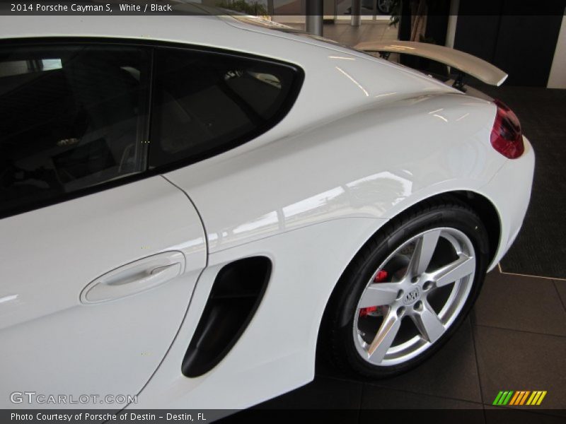 White / Black 2014 Porsche Cayman S