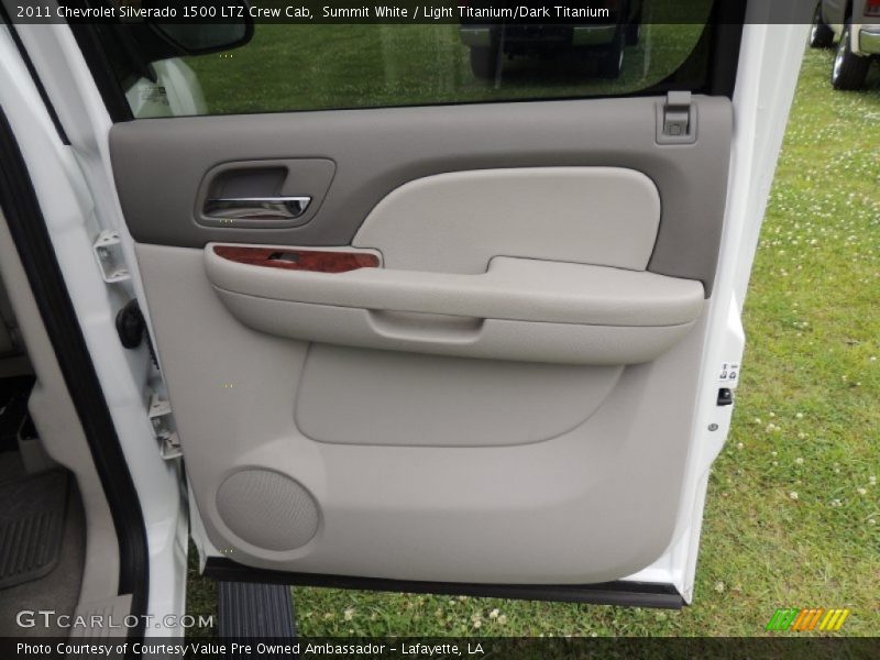 Summit White / Light Titanium/Dark Titanium 2011 Chevrolet Silverado 1500 LTZ Crew Cab