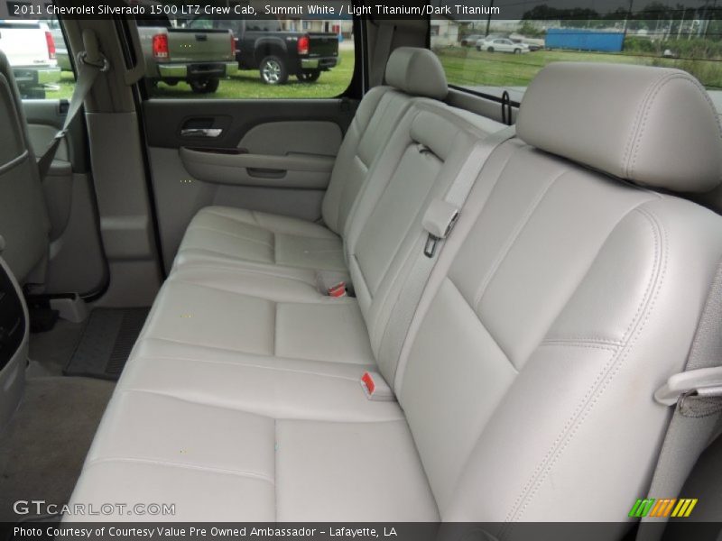 Summit White / Light Titanium/Dark Titanium 2011 Chevrolet Silverado 1500 LTZ Crew Cab