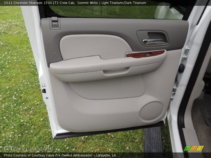 Summit White / Light Titanium/Dark Titanium 2011 Chevrolet Silverado 1500 LTZ Crew Cab