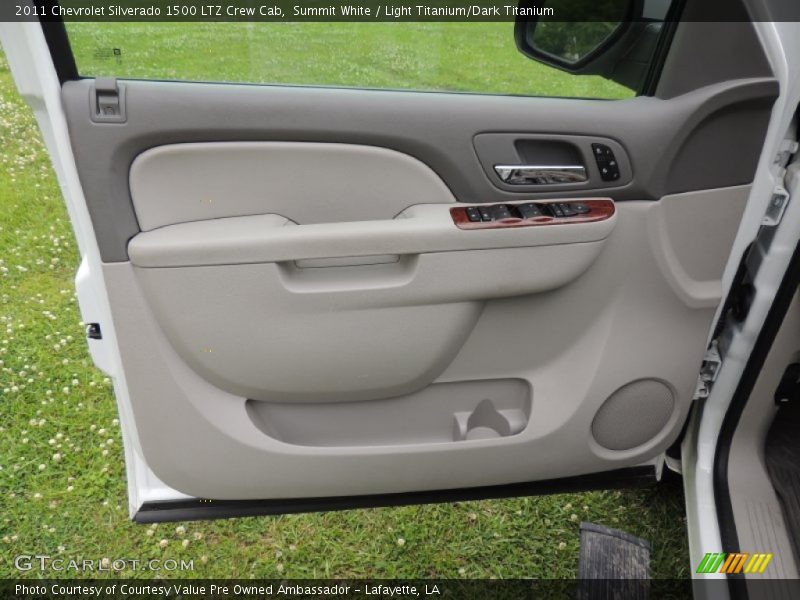 Summit White / Light Titanium/Dark Titanium 2011 Chevrolet Silverado 1500 LTZ Crew Cab