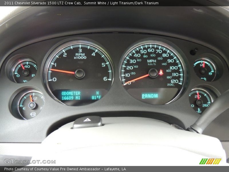 Summit White / Light Titanium/Dark Titanium 2011 Chevrolet Silverado 1500 LTZ Crew Cab