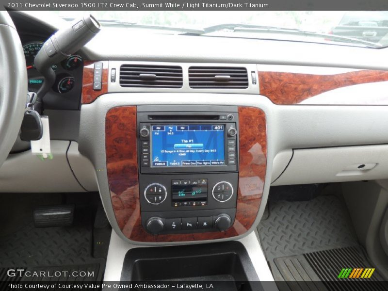 Summit White / Light Titanium/Dark Titanium 2011 Chevrolet Silverado 1500 LTZ Crew Cab