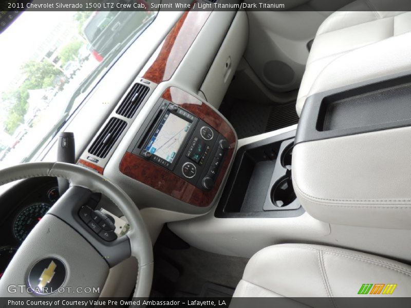 Summit White / Light Titanium/Dark Titanium 2011 Chevrolet Silverado 1500 LTZ Crew Cab