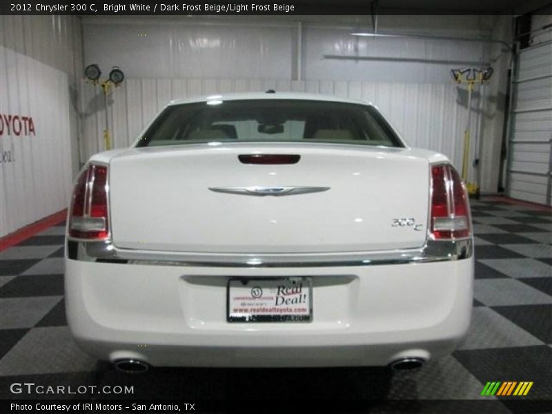 Bright White / Dark Frost Beige/Light Frost Beige 2012 Chrysler 300 C