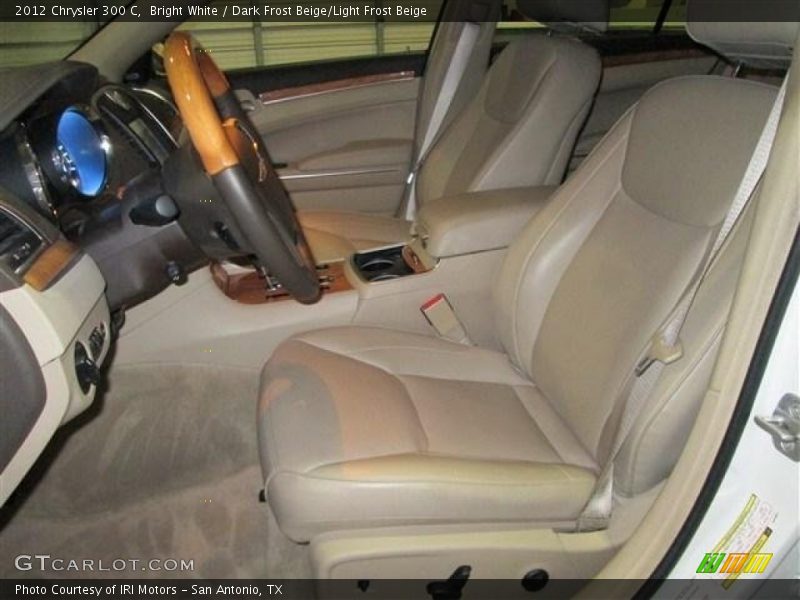 Bright White / Dark Frost Beige/Light Frost Beige 2012 Chrysler 300 C