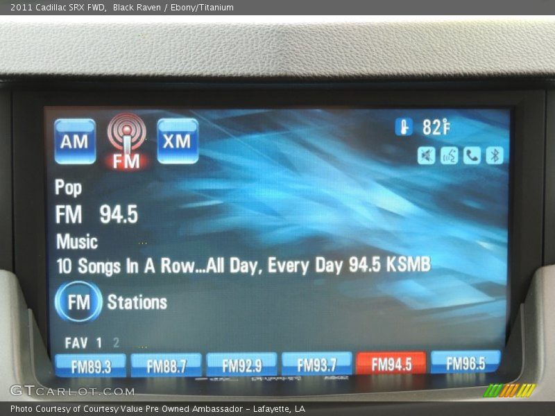 Black Raven / Ebony/Titanium 2011 Cadillac SRX FWD