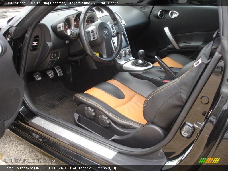  2008 350Z Touring Roadster Burnt Orange Interior