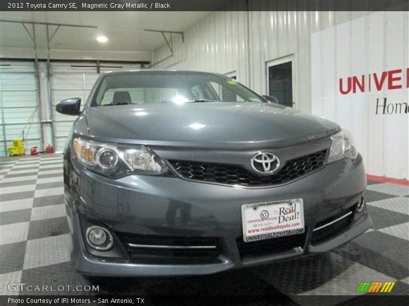 Magnetic Gray Metallic / Black 2012 Toyota Camry SE