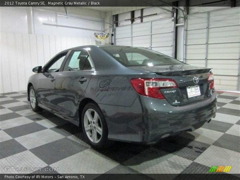 Magnetic Gray Metallic / Black 2012 Toyota Camry SE