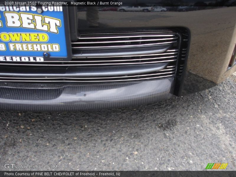 Magnetic Black / Burnt Orange 2008 Nissan 350Z Touring Roadster