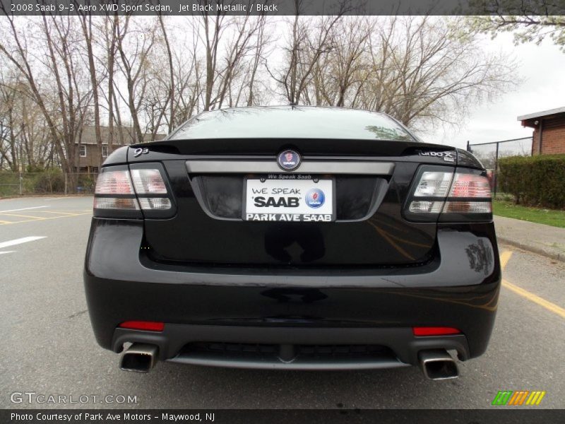 Jet Black Metallic / Black 2008 Saab 9-3 Aero XWD Sport Sedan