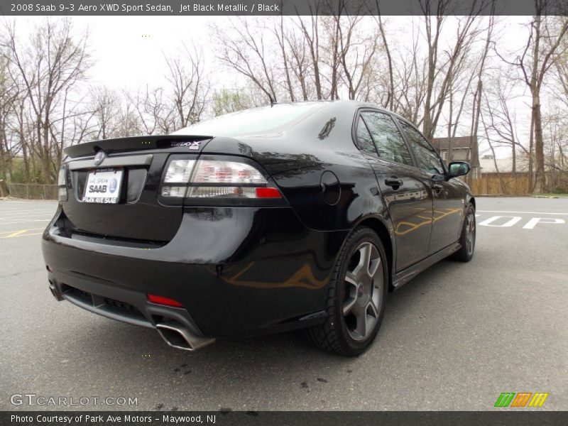 Jet Black Metallic / Black 2008 Saab 9-3 Aero XWD Sport Sedan
