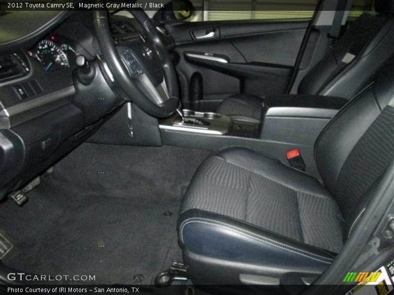 Magnetic Gray Metallic / Black 2012 Toyota Camry SE