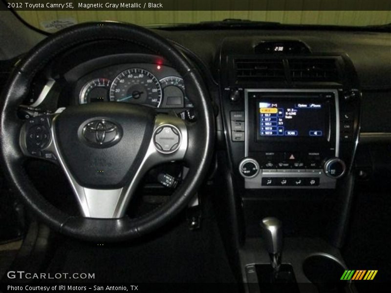 Magnetic Gray Metallic / Black 2012 Toyota Camry SE