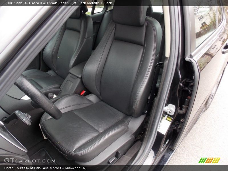 Front Seat of 2008 9-3 Aero XWD Sport Sedan