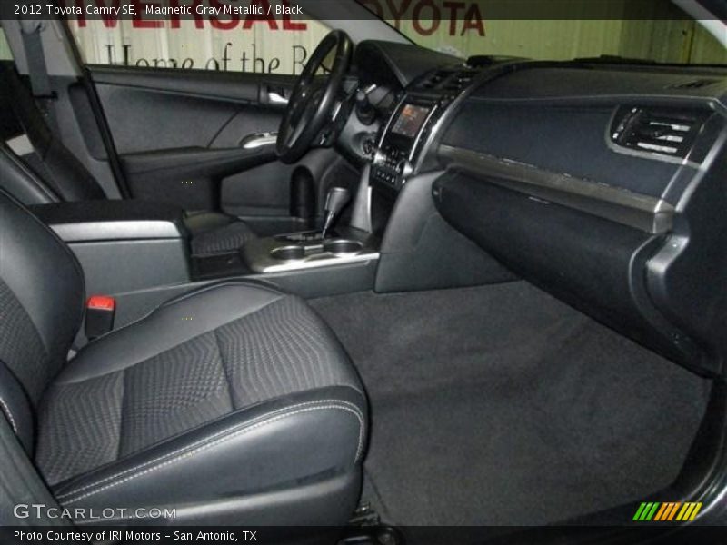 Magnetic Gray Metallic / Black 2012 Toyota Camry SE