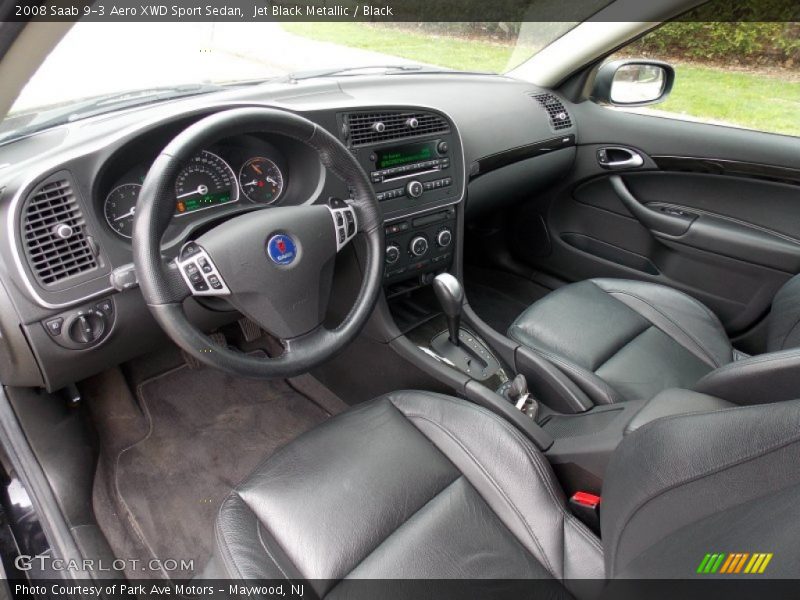 Black Interior - 2008 9-3 Aero XWD Sport Sedan 