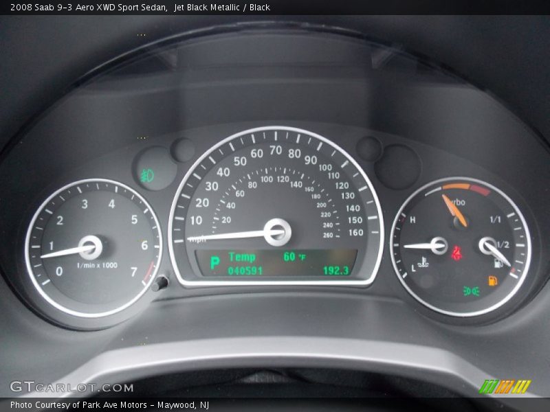  2008 9-3 Aero XWD Sport Sedan Aero XWD Sport Sedan Gauges