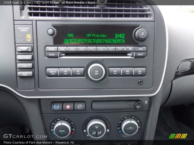 Controls of 2008 9-3 Aero XWD Sport Sedan