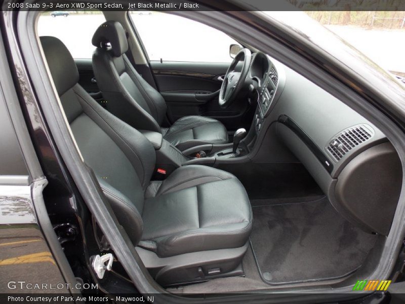Jet Black Metallic / Black 2008 Saab 9-3 Aero XWD Sport Sedan
