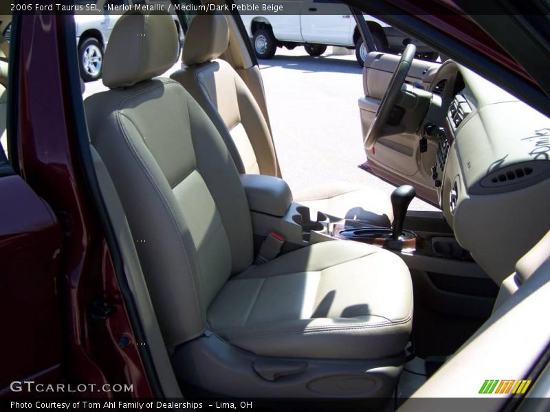 Merlot Metallic / Medium/Dark Pebble Beige 2006 Ford Taurus SEL