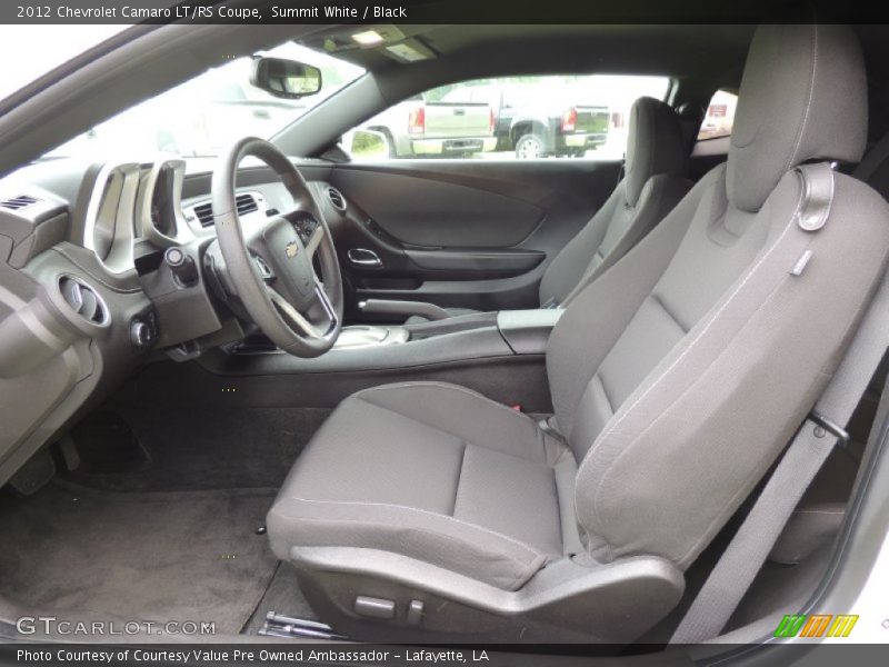 Summit White / Black 2012 Chevrolet Camaro LT/RS Coupe