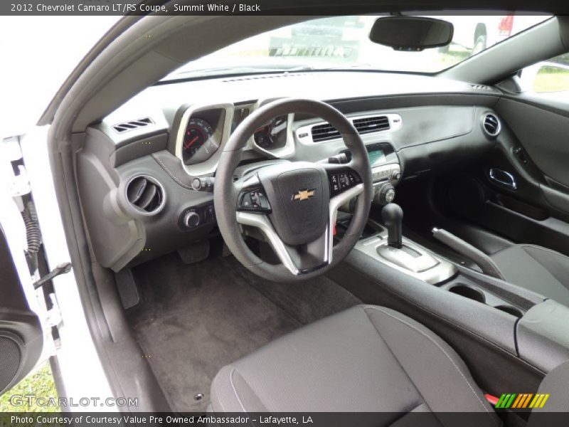 Summit White / Black 2012 Chevrolet Camaro LT/RS Coupe