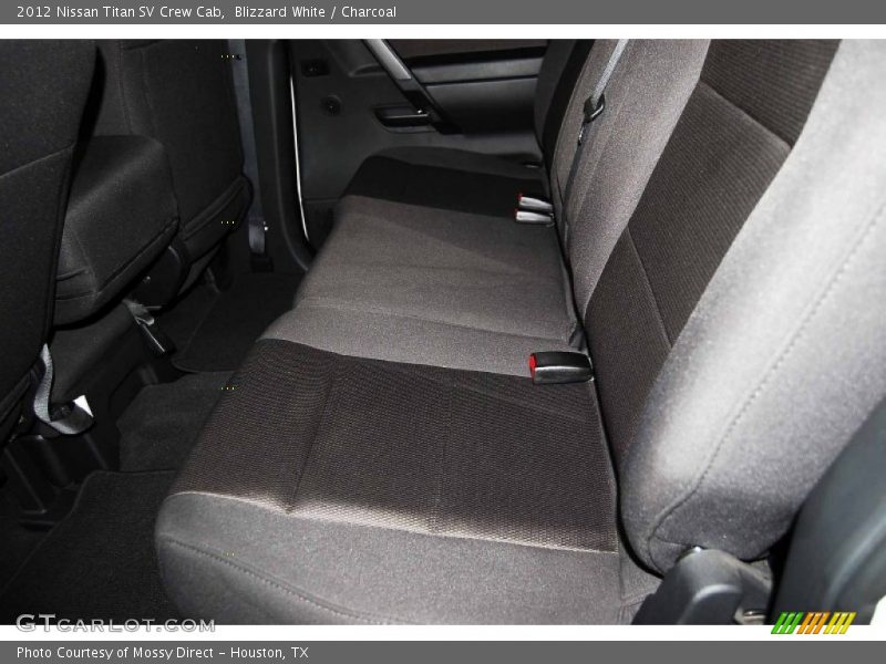 Blizzard White / Charcoal 2012 Nissan Titan SV Crew Cab