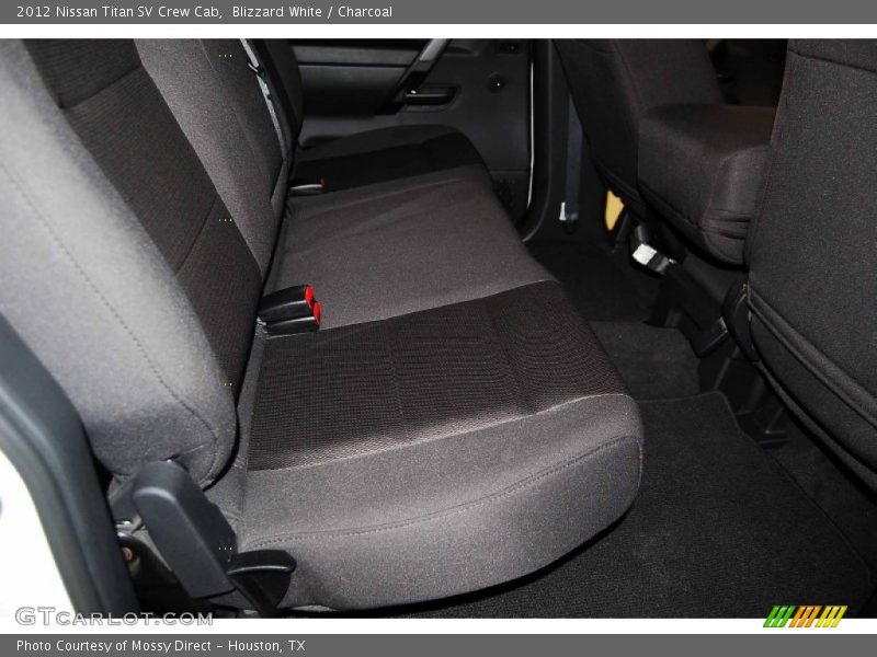 Blizzard White / Charcoal 2012 Nissan Titan SV Crew Cab