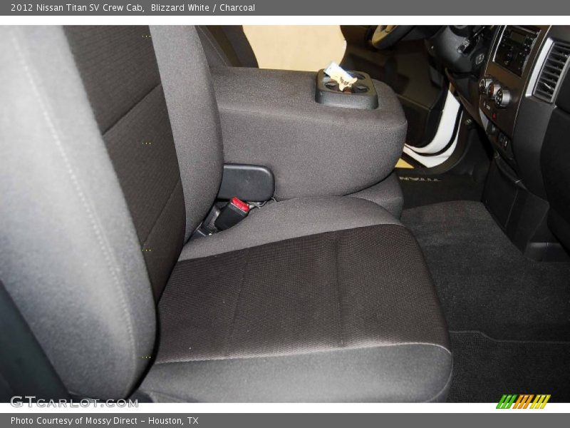 Blizzard White / Charcoal 2012 Nissan Titan SV Crew Cab