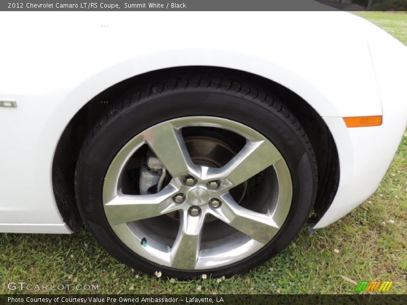 Summit White / Black 2012 Chevrolet Camaro LT/RS Coupe