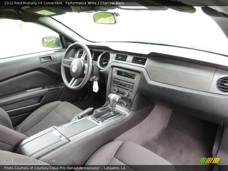 Performance White / Charcoal Black 2012 Ford Mustang V6 Convertible
