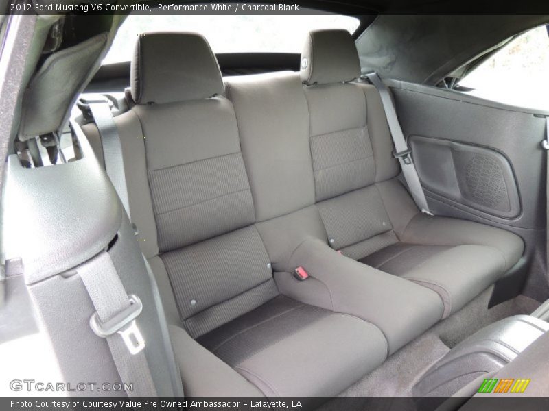 Performance White / Charcoal Black 2012 Ford Mustang V6 Convertible